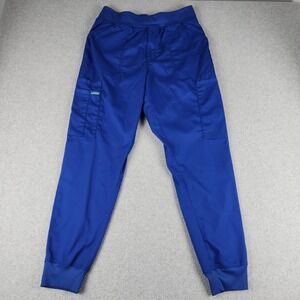 Landau Scrub Pants Mens Medium Blue ProFlex Modern Fit Wrinkle & Fade Resistant‎